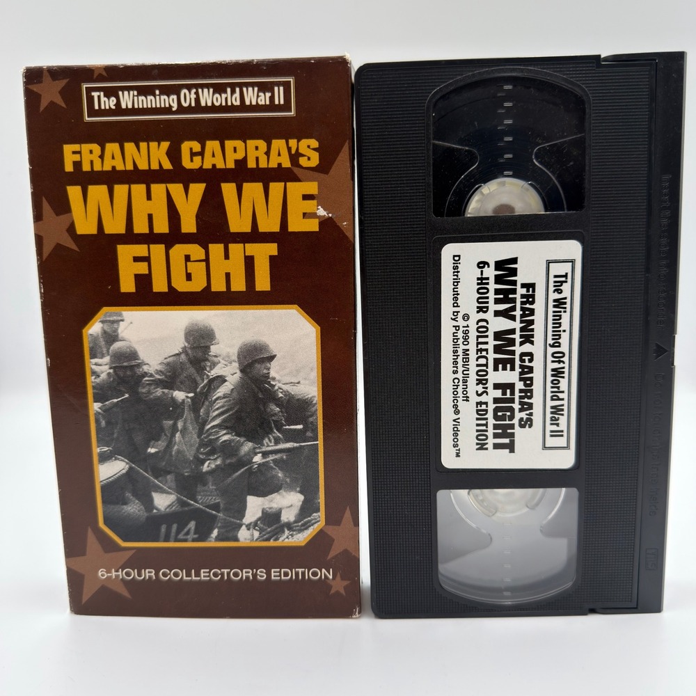 Why We Fight VHS Frank Capra World War II 6-Hour Collector Edition Documentary